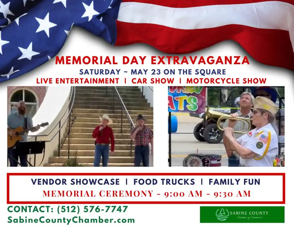 Sabine County Chamber of Commerce 3 Memorial Day 2025 pics - Watsons
